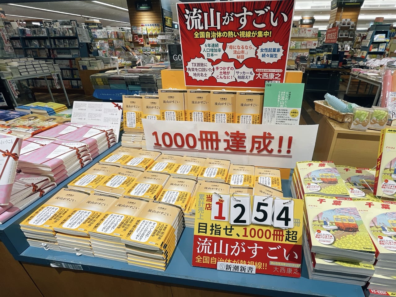 流山がすごい 売り場ポップ