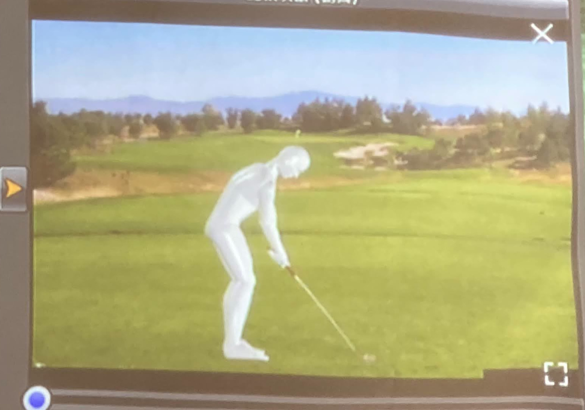 smart golf シュミレーション画面