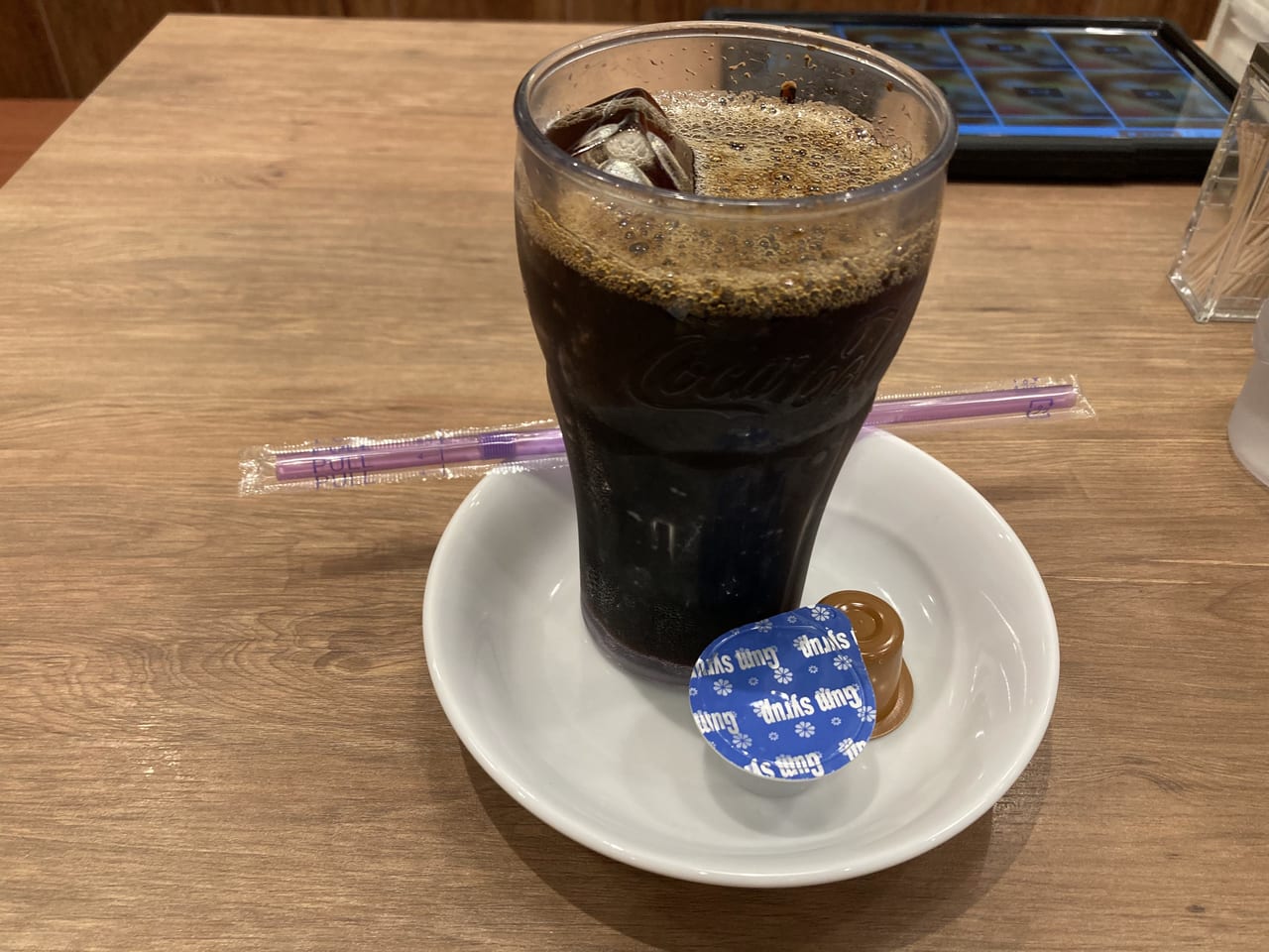 鎌ケ谷餃子軒　アイスコーヒー