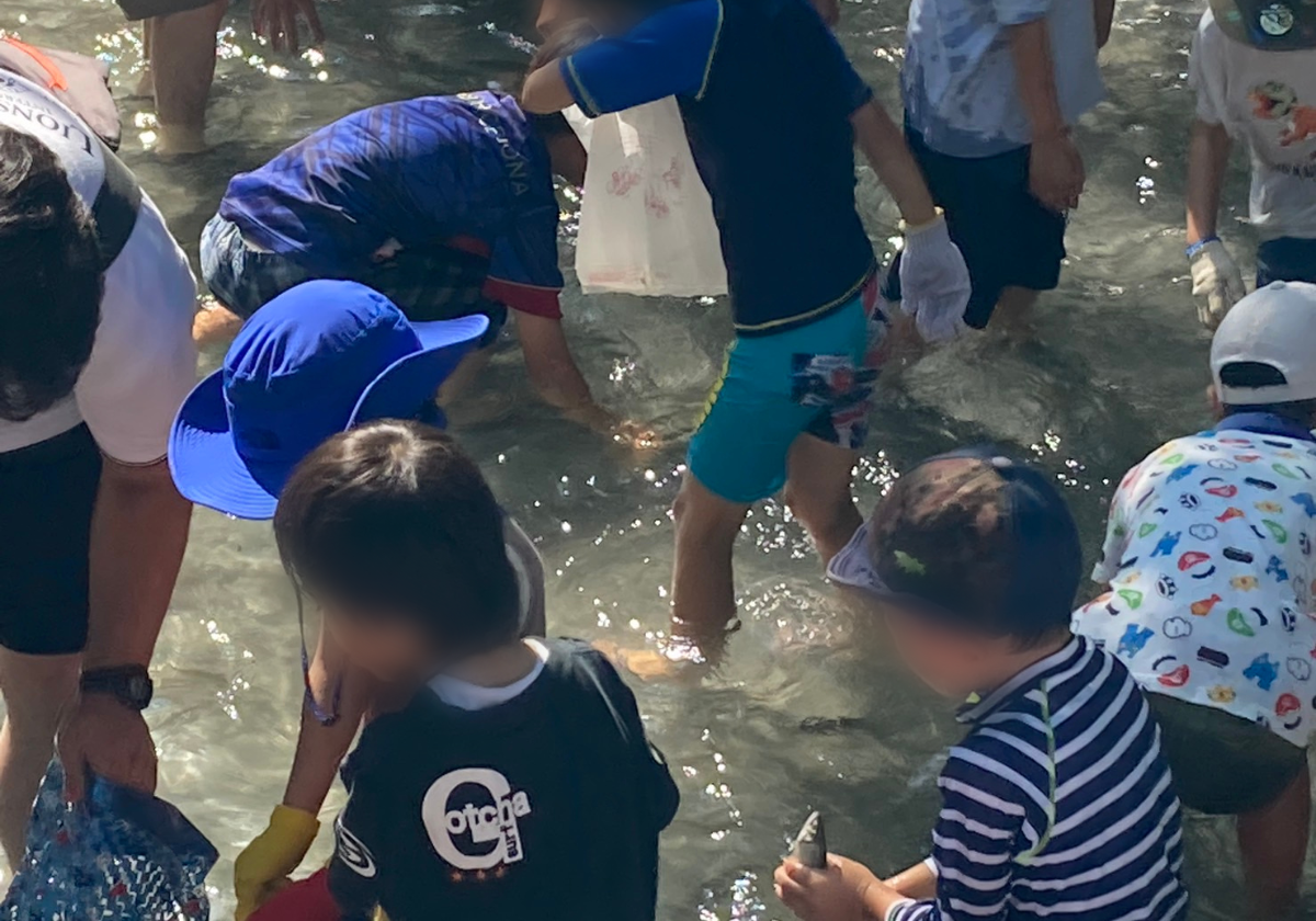 鮎・ニジマスつかみどり大会