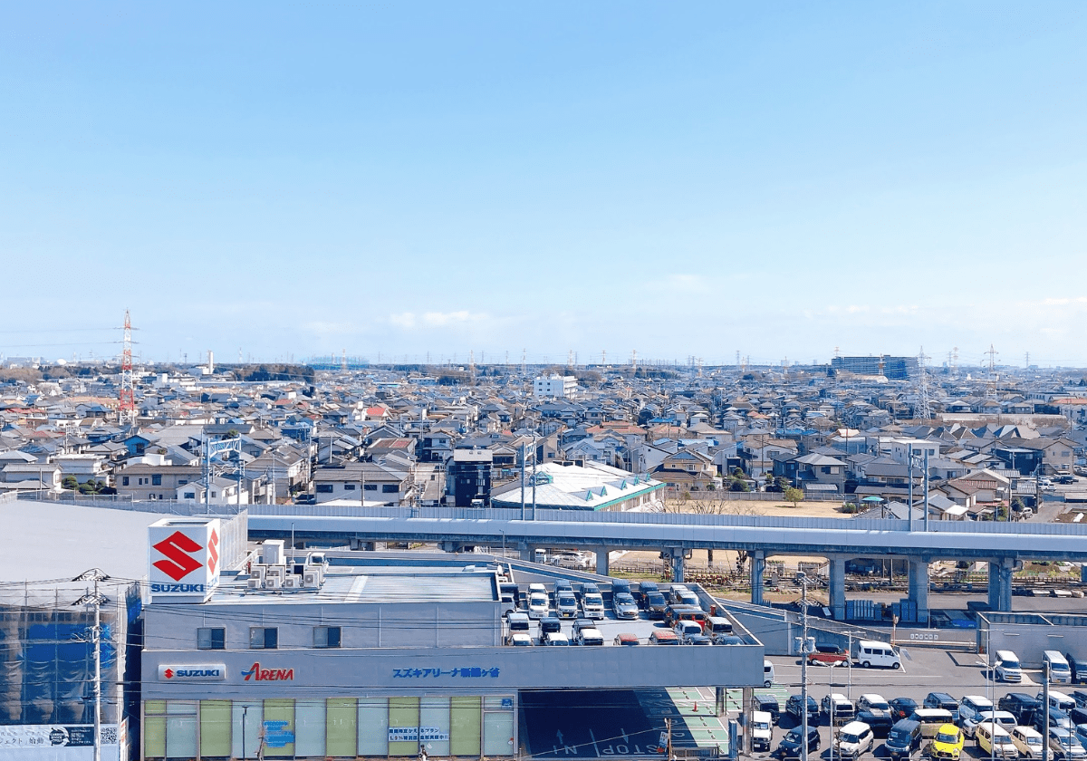 鎌ケ谷市内の光景