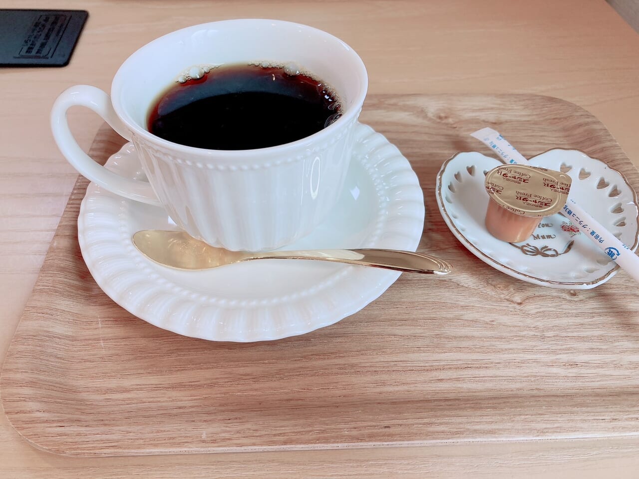 ランチのコーヒー