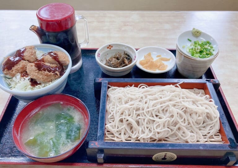 そば処上むらソースカツ丼セット