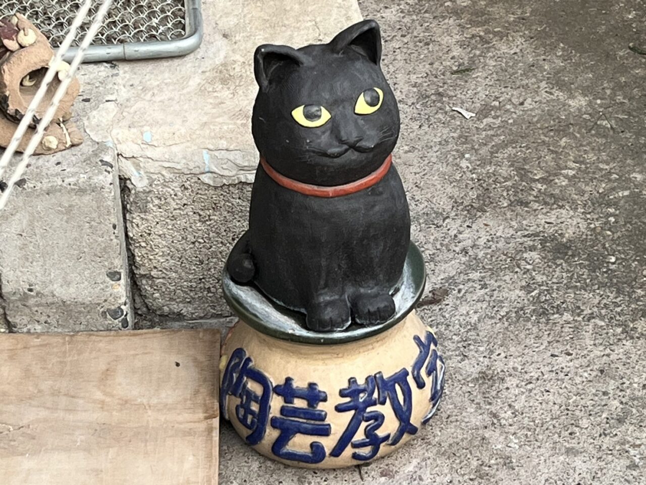 看板猫の黒猫