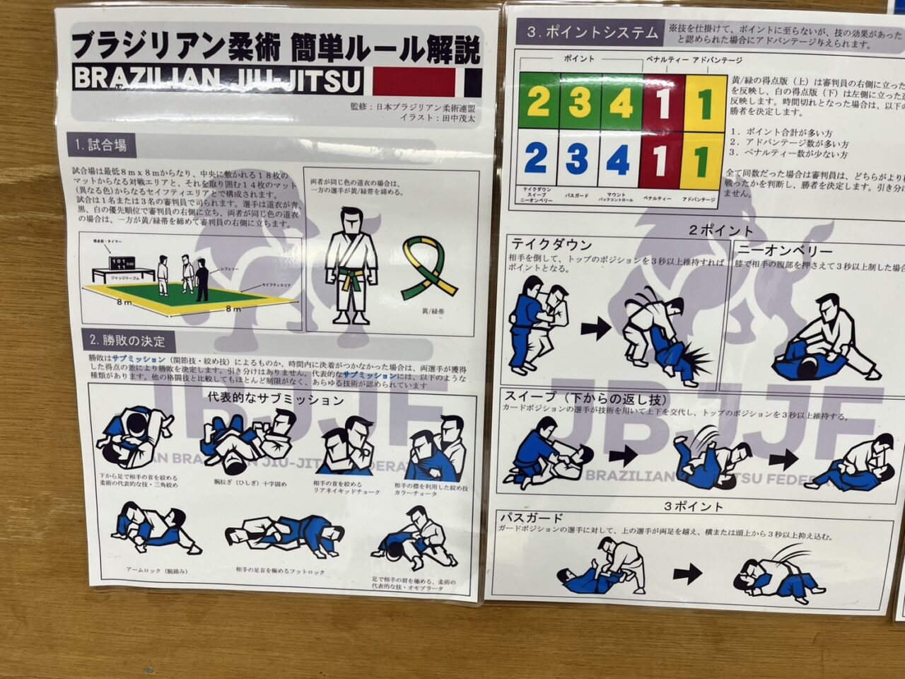 ブラジリアン柔術のルール