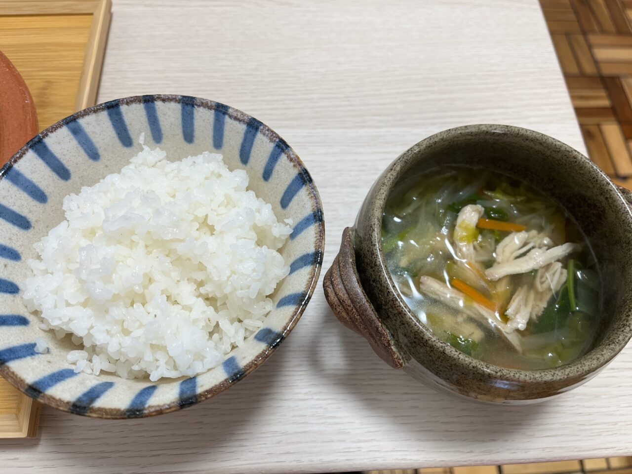 ごはんとスープ