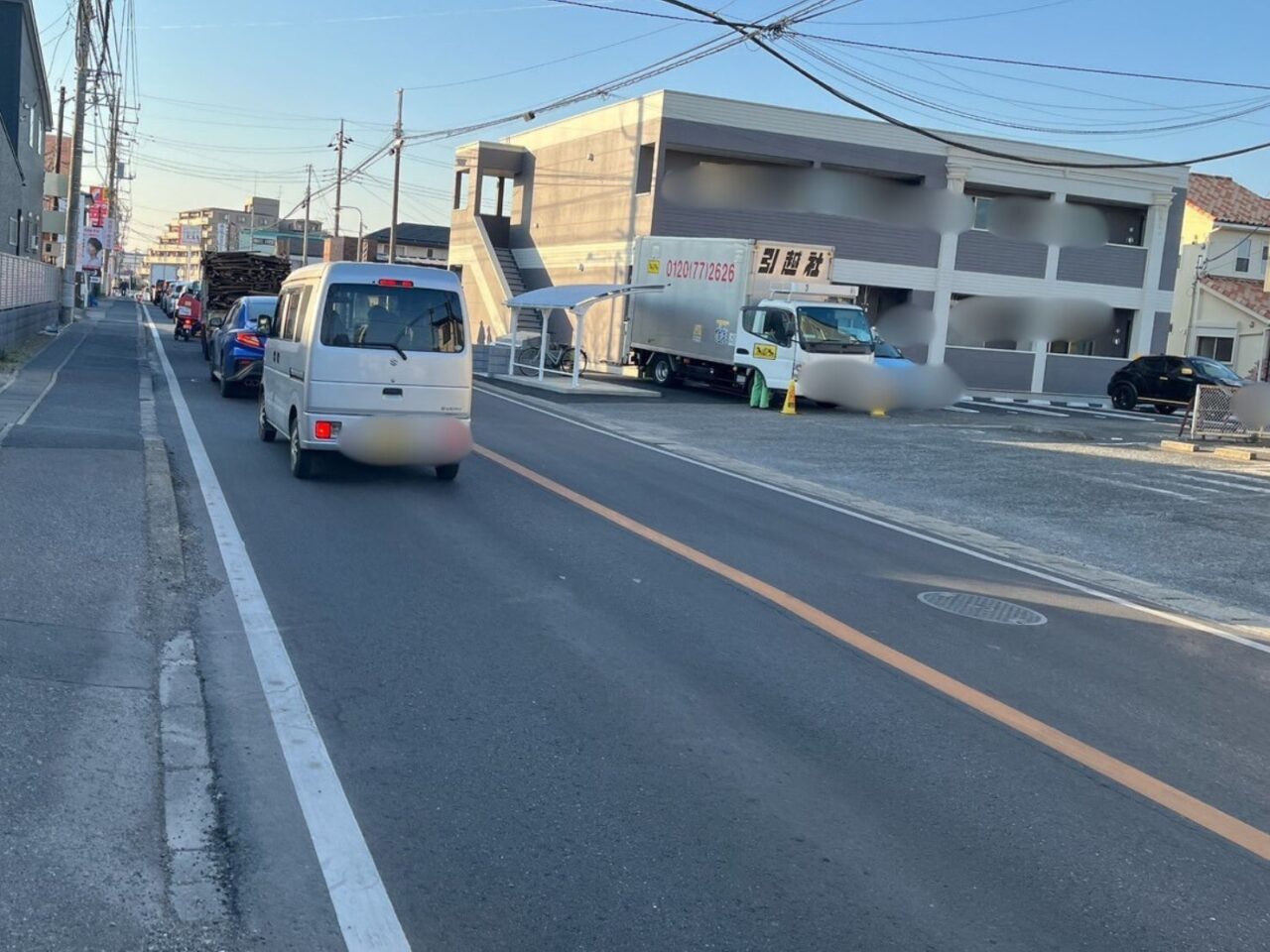 国道464号線沿い初富本町2丁目