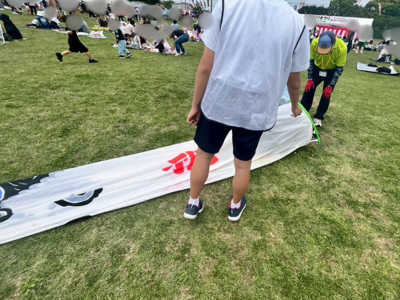 こいのぼりくぐり