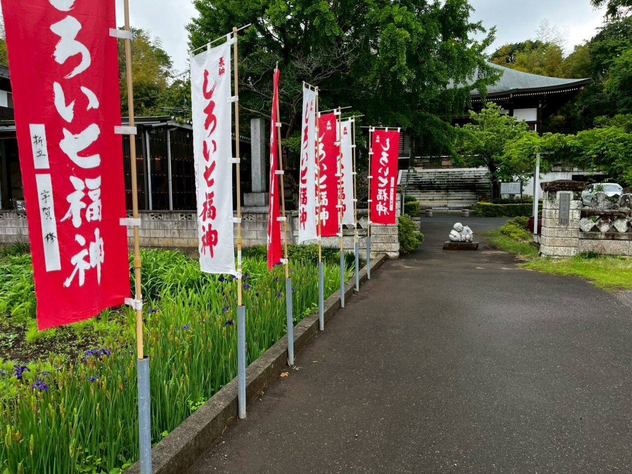 しろい七福神　
来迎寺