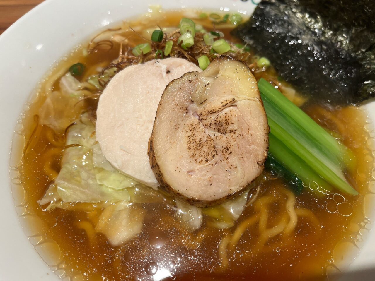 食感の違う二つのチャーシュー