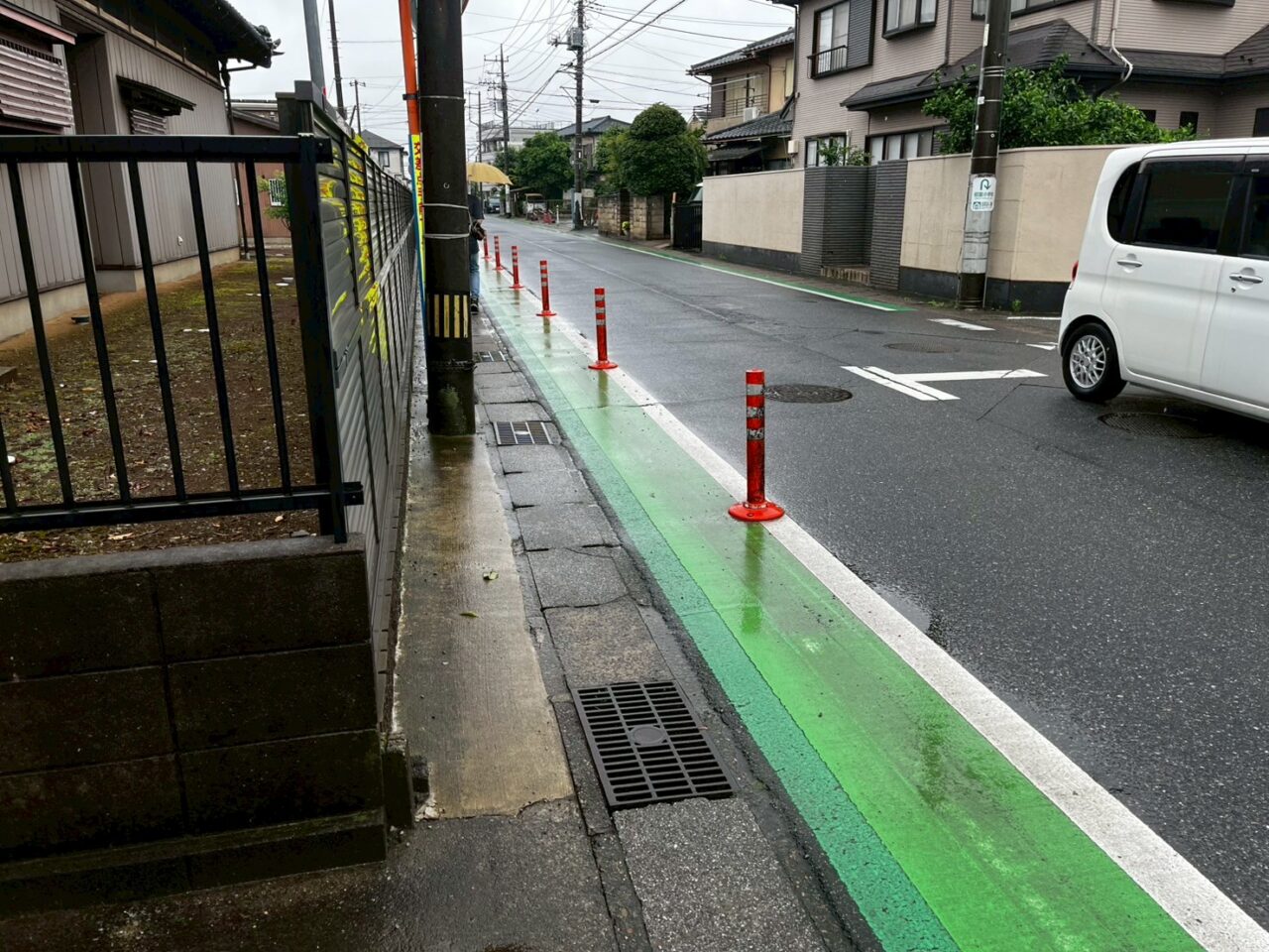 初富小学校通学路