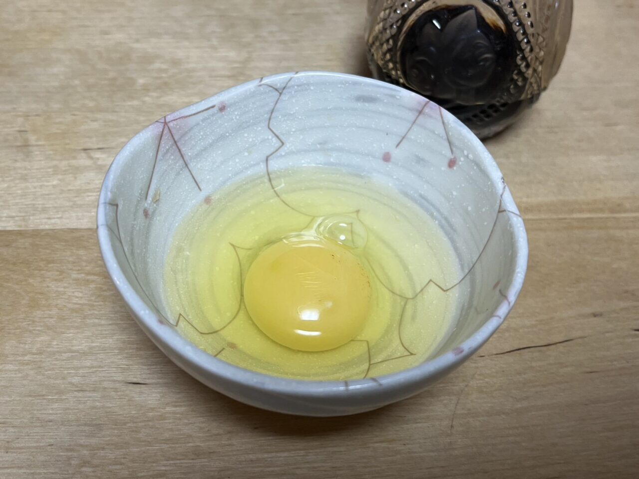 黄身が白い