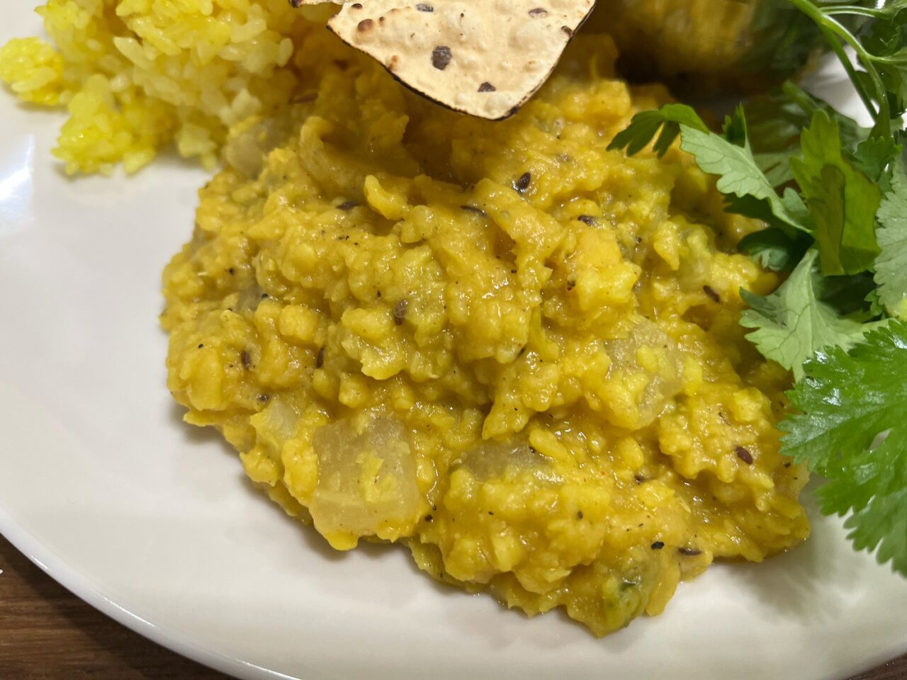 大根と豆のカレー