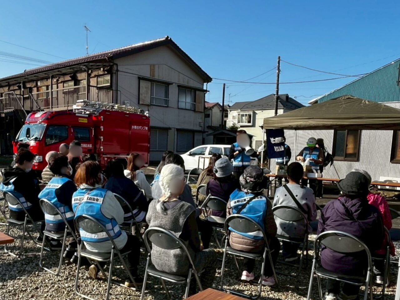 安否確認訓練の状況報告