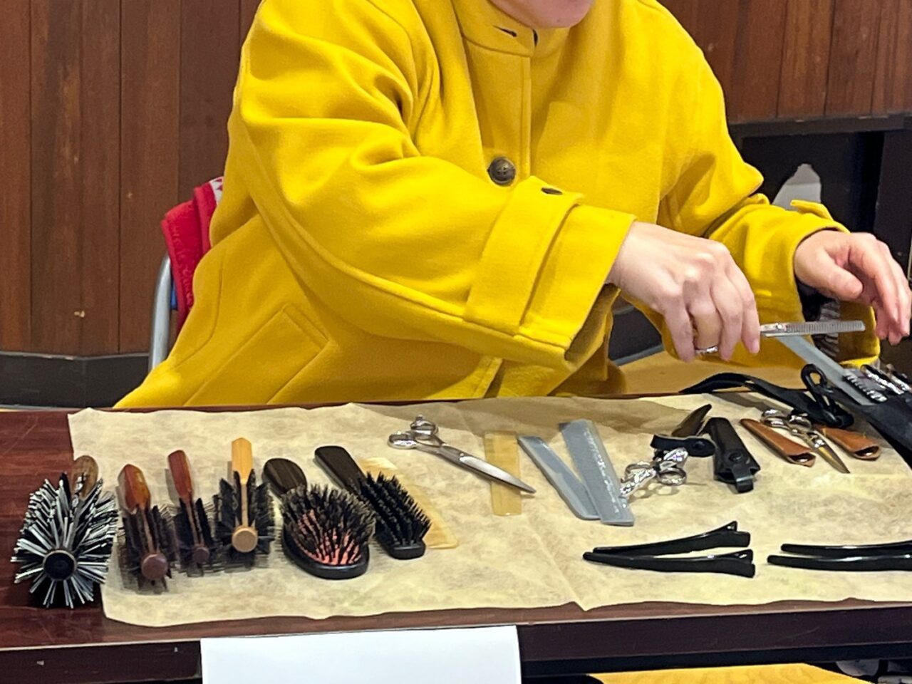 美容師さんの道具