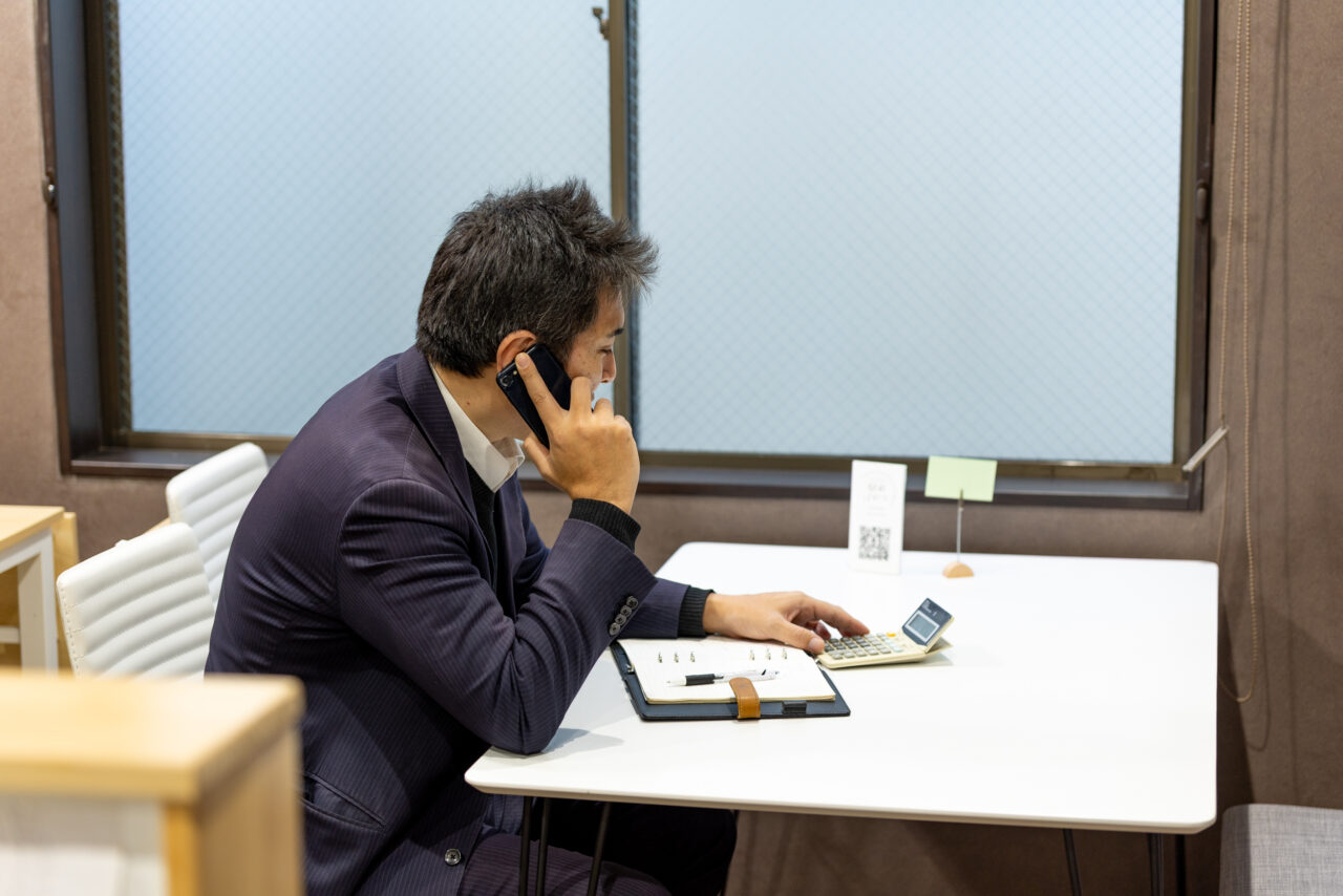 電話やリモート会議も可能